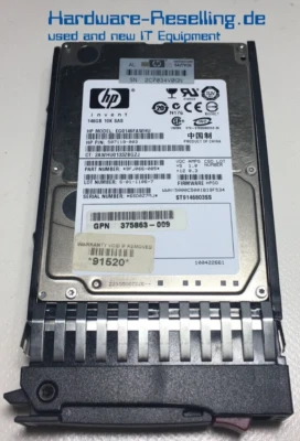 HP SAS 2,5 Pollici 146GB 10K 6G 16MB EG0146FAWHU 507283-001 375863-009 - Immagine 1 di 2