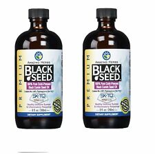 Amazing Herbs Black Seed Cold-Pressed Oil 8oz. (Pack of 2)