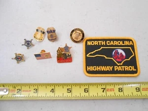 LOT 7 POLICE SHERIFF PINS ICE OPERATIONS US CHICAGO SECRET SERVICE PD LAPEL I - Picture 1 of 6