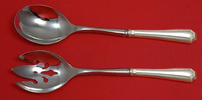 Fairfax by Durgin-Gorham Sterling Silver Salad Serving Set Pierced 2pc Custom - Image 1 of 3