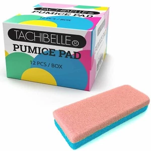 Tachibelle 12 piezas piedra pómez y depurador para pies quitar y suavizar los tacones de callos ásperos - Imagen 1 de 1