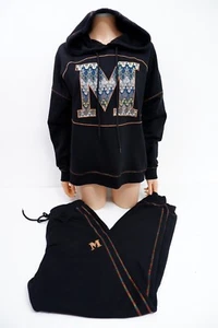 Missoni Limited Collection Womens Tracksuit Size XS-S Black 2-Piece Outfit Set  - Picture 1 of 11