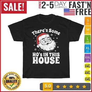 There's Some Ho's In This House Funny Christmas in July Gift T Shirt Men Women - Picture 1 of 9