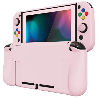 Carcasa protectora dura Joycon para Nintendo Switch con protector de pantalla tapas para pulgar Foto 1 de 4