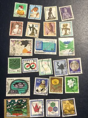 Japan 1981-1982 Stamps, 24 Pcs Pcs,cancelled, VF/EF Condition,NH & Light Hinged - Image 1 of 4