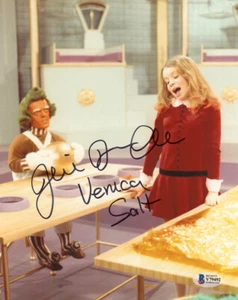 JULIE DAWN COLE SIGNED 8x10 PHOTO VERUCA SALT WILLIE WONKA RARE BECKETT BAS - Picture 1 of 2