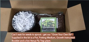 Venus Fly Trap Grow Kit - Back for 2025 Strange World Carnivores - Picture 1 of 5
