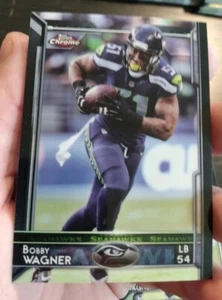 Bobby Wagner 2015 Topps cromato 68 Seattle Seahawks maniche morbide e rigide - Foto 1 di 10