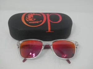 Ocean Pacific Sunglasses Sunbake Clear Red 53-20-140MM CV (4D1) - Picture 1 of 13