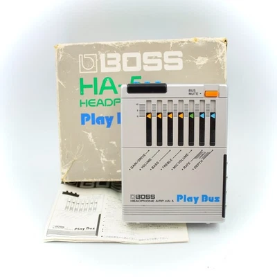 Boss HA-5 Play Bus Gitarren-Kopfhörerverstärker mit OVP 1987 Made in Japan... - Bild 1 von 4
