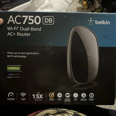 Belkin AC750 DB Wi-Fi Dual-Band AC + Router . - Image 1 of 3