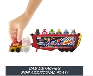 Hot Wheels Racerverse Hulkbuster Hauler Marvel Transporter Holds 10 Cars NEW - Picture 1 of 7