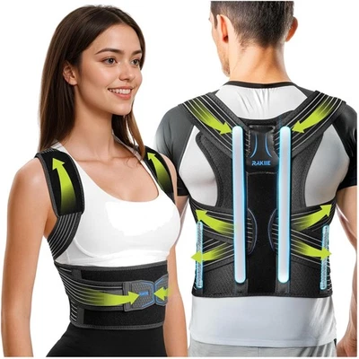 Rücken Geradehalter, Haltungskorrektor, Rückenstützgürtel, Damen, Herren, Sch... - Bild 1 von 4