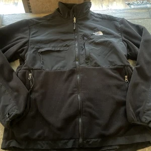The North Face Outdoor Jacket XL Denali Polartec Fleece Black Outdoor Hiking - Picture 1 of 14