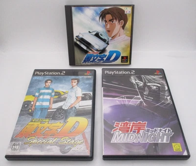 PS1 Initial D & PS2 initial D Special Stage & Wangan Midnight 3Games NTSC-J - Image 1 of 4