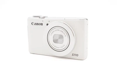 Canon PowerShot S110 Digitalkamera Kamera Kompaktkamera Zoom Weiß - Refurbished - Bild 1 von 4