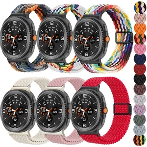 Magnetic Braided Nylon Band Strap For Samsung Galaxy Watch 8/8Classic 40/44/46mm - Picture 1 of 49