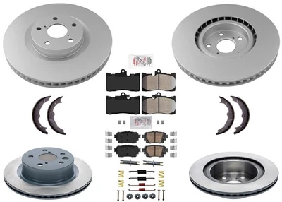 For Lexus IS300 IS350 2021-2025 Coated Disc Brake Rotors Disc Brake Pads - Image 1 of 4