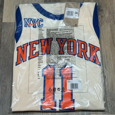 Nike New York Knicks Jalen Brunson 2025 City Edition Authentic Jersey Cream KITH - Image 1 of 4