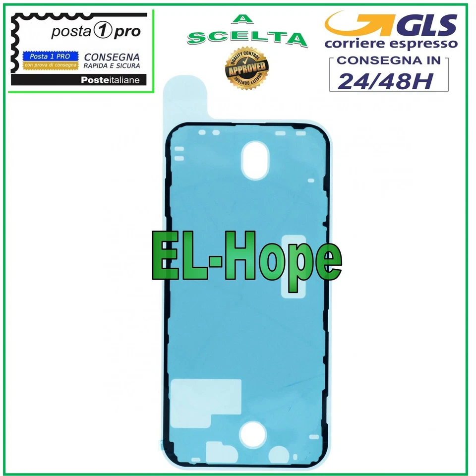 BIADESIVO GUARNIZIONE ANTI INFILTRAZIONE FISSAGGIO LCD DISPLAY APPLE IPHONE 12
