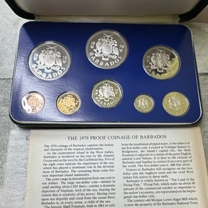 1974 Barbados Proof Set box and COA - Picture 1 of 5