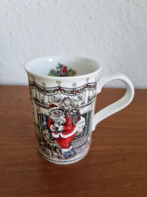 Weihnachtsbecher Becher Weihnachten England Fine Bone China - Bild 1 von 4
