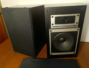 Vintage Sony SS-X180 Hi-fi Separate Speakers 6 Ohm 80's TESTED + WARRANTY - Picture 1 of 14