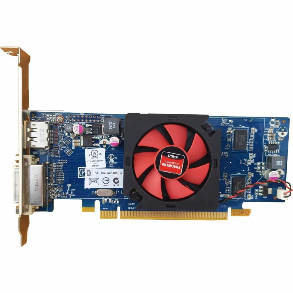 AMD Radeon HD7470 1GB GDDR3 Video Card DVI 24+5 Dp Graphics Multi Monitor - Image 1 of 4