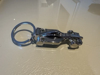Key Chain / Fob Formula 1 Las Vegas Grand Prix at The Venetian 2025 Silver Metal - Image 1 of 2
