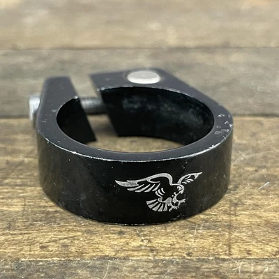 Abrazadera de tija de sillín Bird 31,9 32 mm logotipo Hawk Eagle aleación negra Fixie bicicleta de montaña Foto 1 de 4