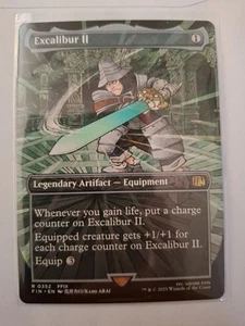 Excalibur II - Borderless - MtG Final Fantasy - NM - - Foto 1 di 1