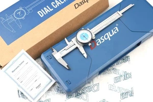 DASQUA 0-4" MACHINIST GRADE DIAL CALIPER (1332-4105) - Picture 1 of 8