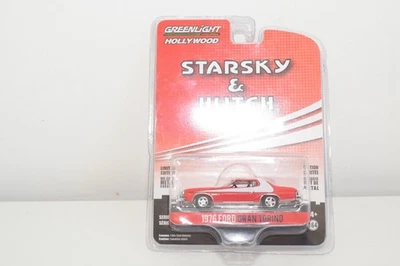 B98 1:64 3 INCH 3INCH GREENLIGHT STARSKY & HUTCH FORD GRAN TORINO 1976 MIB - Immagine 1 di 4