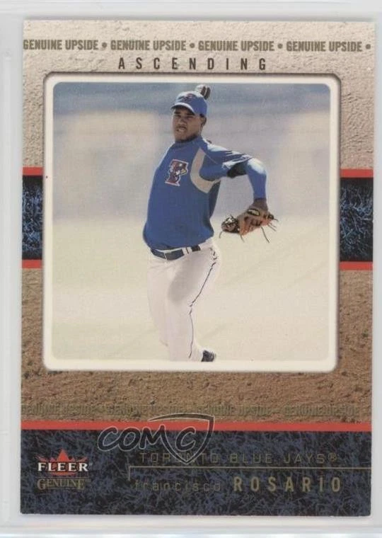 2003 Fleer Genuine Upside Reflection Ascending /130 Francisco Rosario Rookie RC - Image 1 of 2
