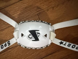Sports Star T Rex Riddell SpeedFlex Football Helmet White Chinstrap w Cam Locs - Picture 1 of 4