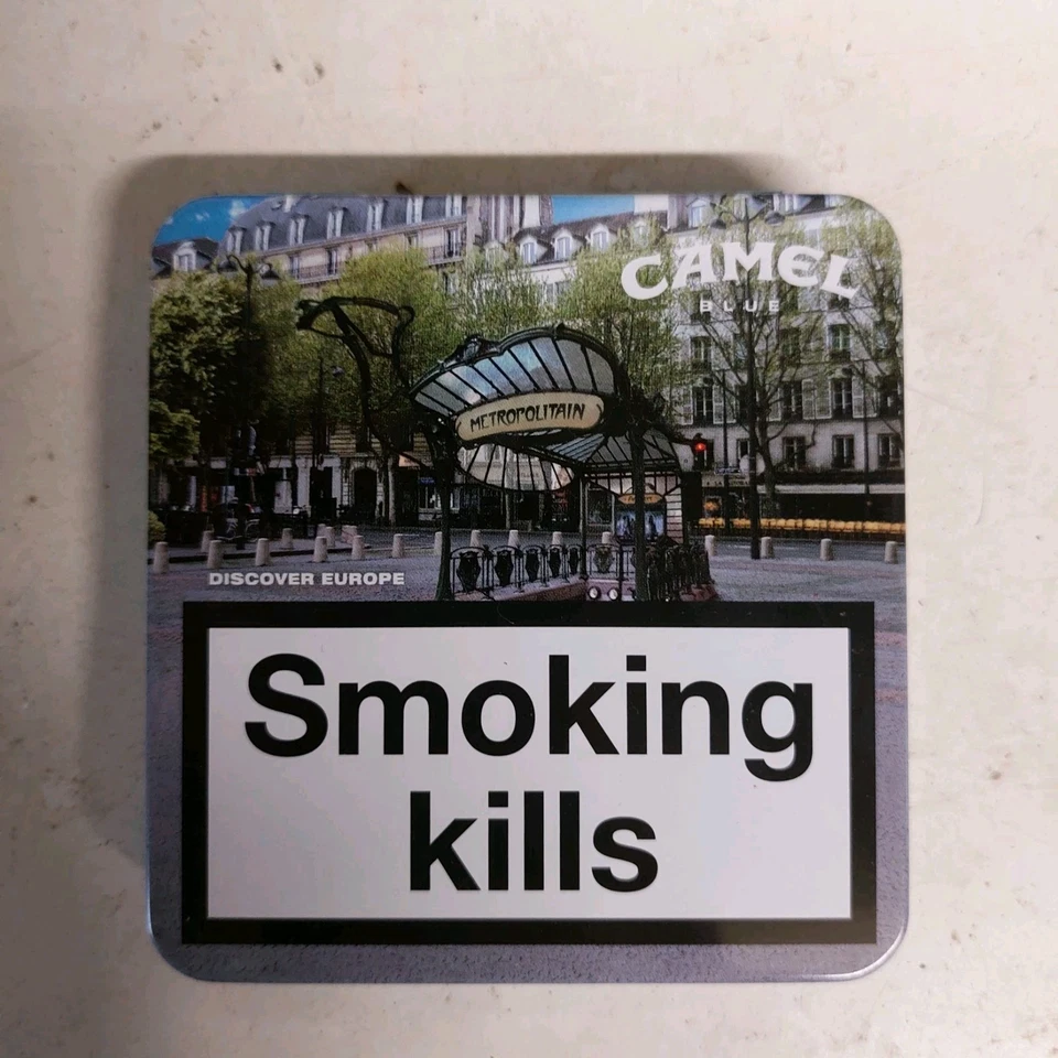 Porta sigarette in metallo vintage Camel Discovery Europe 1 - Immagine 1 di 1