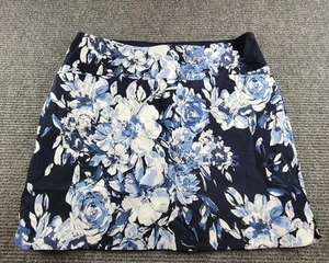 S.C. & CO. Ladies 2XL Tummy Control Skort Blue Floral - Picture 1 of 9