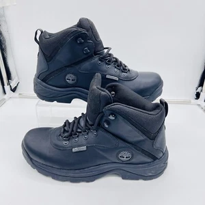 Timberland Herren weiß Ledge A4746 mittelwasserdicht schwarz Wanderstiefel Gr. 9 - Bild 1 von 9