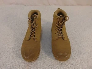 Children Youth Fila Tan Authentic Leather Lace Up Work Style Boots 2 33022 - Picture 1 of 12