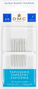 DMC 1767-26 Tapestry Hand Needles, 6-Pack, Size 26,Hand Sewing Needles - Picture 1 of 1