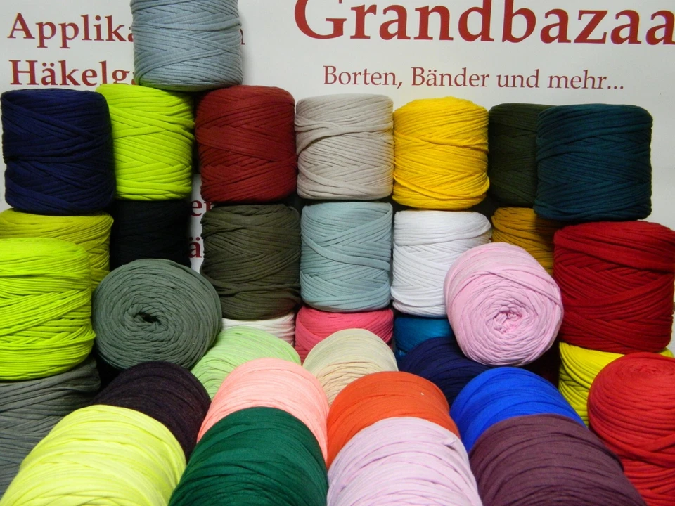 Stoffgarn/T-Shirt Garn, Textilgarn Spaghetti Bändchengarn LAGERRÄUMUNG - Bild 1 von 1