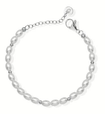 LIU JO  PEARLS    BRACCIALE  ACCIAIO   DONNA   LJ2847   NUOVO - Immagine 1 di 2