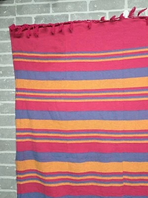 Retro Multicolor Flecos Picnic Rectangular Estera Decorativa Tiro 44 X 60 IN Foto 1 de 4