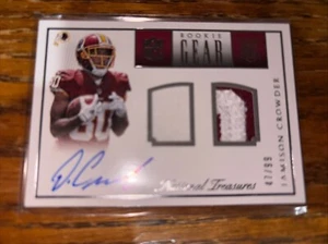 2015 Panini National Treasures RC Gear Auto Jamison Crowder 47/99 Commanders - Picture 1 of 2
