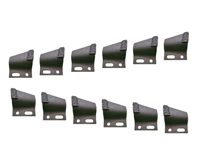 6RH + 6LH Cupped Trenching Teeth 136024 & 136025, fits 1.65", 1.75" Pitch - Image 1 of 3