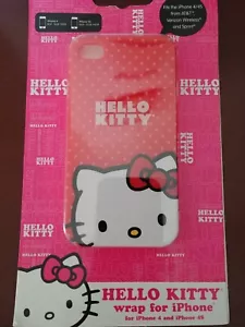 NEW 'Hello Kitty' Polka Dot iPhone Cell Phone Case for 4/4S Android Smartphone - Picture 1 of 11