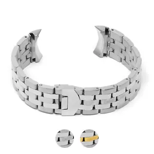 Reloj de pulsera de metal de acero inoxidable StrapsCo correa para glamour TUDOR 21 mm - Imagen 1 de 9