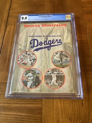 Quiosco LA Dodgers Sports Illustrated CGC 8,0 blanco/sin usar (Sandy Koufax- 1967) Foto 1 de 3