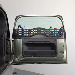 Alloy Tailgate Window Storage Fence Molle Panel Rack For LR Defender L663 2020+ - Picture 1 of 23