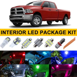 10X Interior LED License Cargo Lights Package Kit For Ram 1500 2500 3500 13-18 - Picture 1 of 17